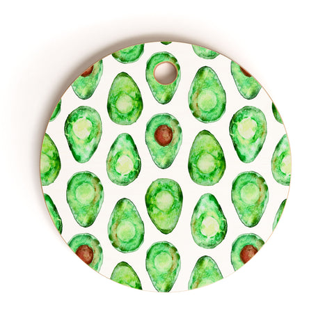 Little Arrow Design Co more avocados please Cutting Board Round