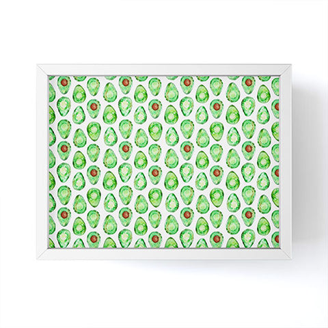 Little Arrow Design Co more avocados please Framed Mini Art Print