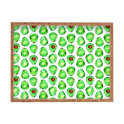 Little Arrow Design Co more avocados please Rectangular Tray