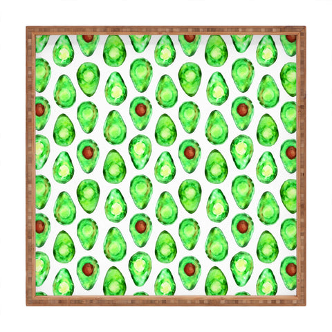 Little Arrow Design Co more avocados please Square Tray