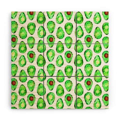 Little Arrow Design Co more avocados please Wood Wall Mural