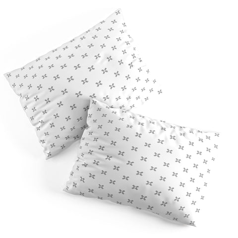 Little Arrow Design Co mud cloth cross black Pillow Shams