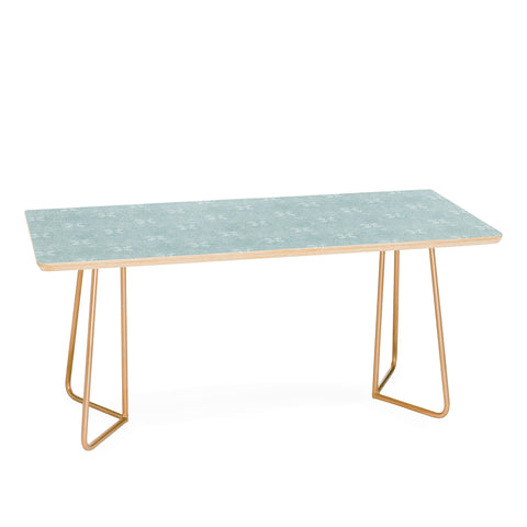 Little Arrow Design Co mud cloth cross dusty blue Coffee Table