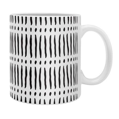 Little Arrow Design Co mud cloth dash black Coffee Mug
