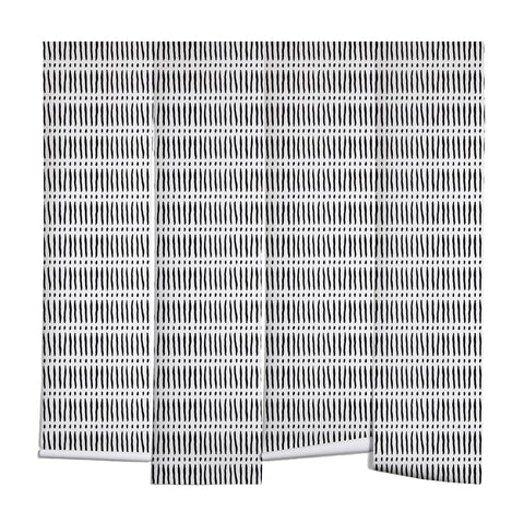 Little Arrow Design Co mud cloth dash black Wall Mural