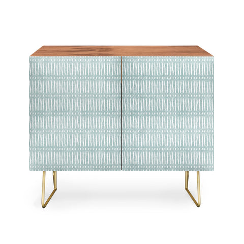 Little Arrow Design Co mud cloth dash dusty blue Credenza