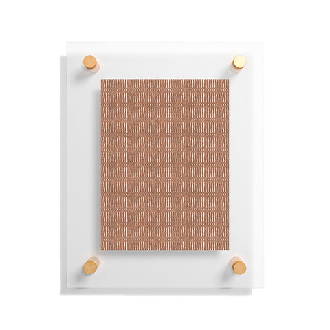 Little Arrow Design Co mud cloth dash ginger Floating Acrylic Print