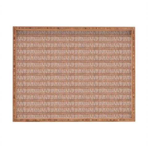 Little Arrow Design Co mud cloth dash ginger Rectangular Tray