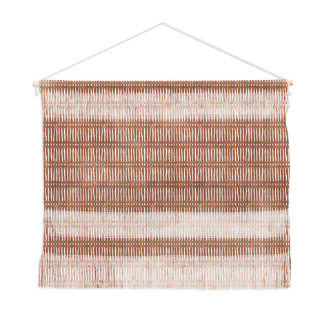 Little Arrow Design Co mud cloth dash ginger Wall Hanging Landscape