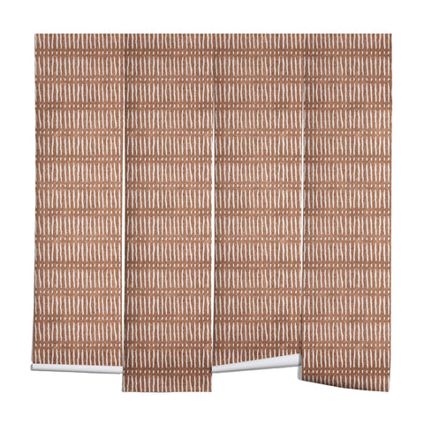 Little Arrow Design Co mud cloth dash ginger Wall Mural