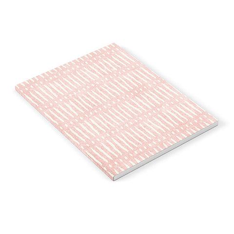 Little Arrow Design Co mud cloth dash pink Notebook