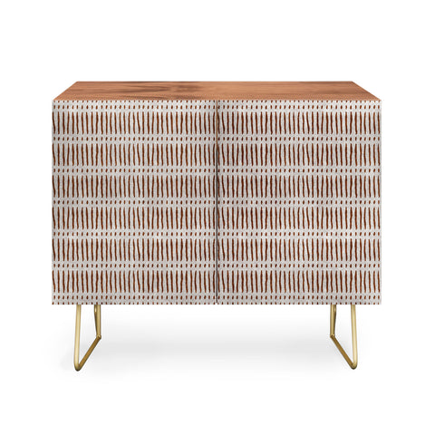 Little Arrow Design Co mud cloth dash rust Credenza