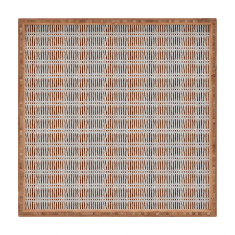 Little Arrow Design Co mud cloth dash rust Square Tray