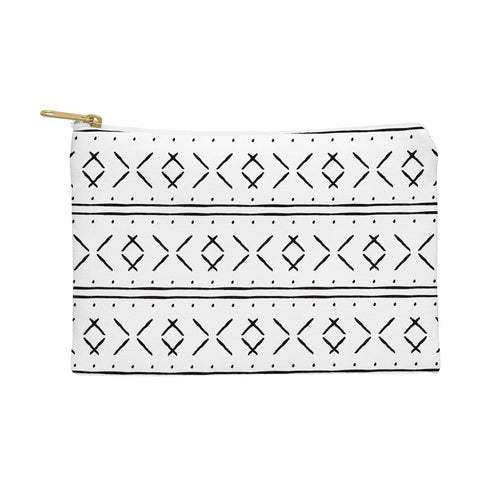 Little Arrow Design Co mud cloth stitch black Pouch