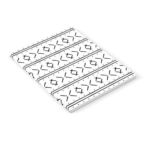 Little Arrow Design Co mud cloth stitch black Notebook