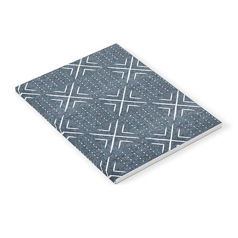 Little Arrow Design Co mud cloth tile navy Notebook