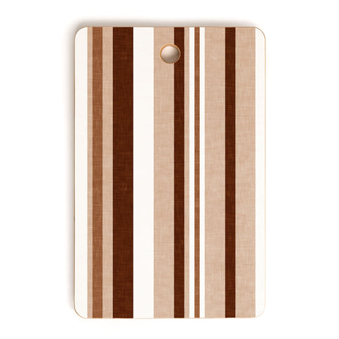 Little Arrow Design Co multi stripe espresso Cutting Board Rectangle