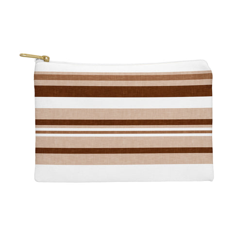 Little Arrow Design Co multi stripe espresso Pouch