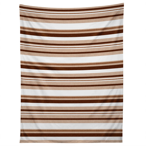 Little Arrow Design Co multi stripe espresso Tapestry