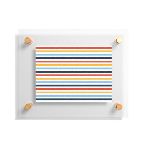 Little Arrow Design Co multi stripes Floating Acrylic Print