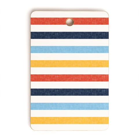 Little Arrow Design Co multi stripes Cutting Board Rectangle