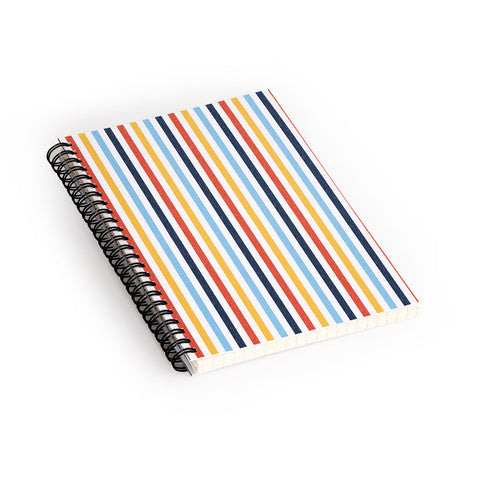 Little Arrow Design Co multi stripes Spiral Notebook