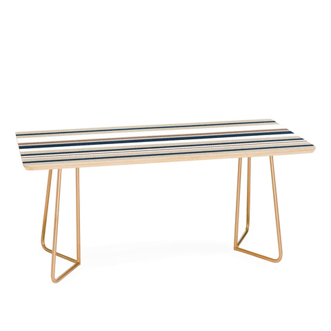 Little Arrow Design Co multi stripes tan blue Coffee Table