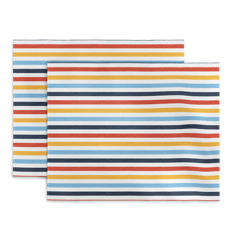 Little Arrow Design Co multi stripes Placemat
