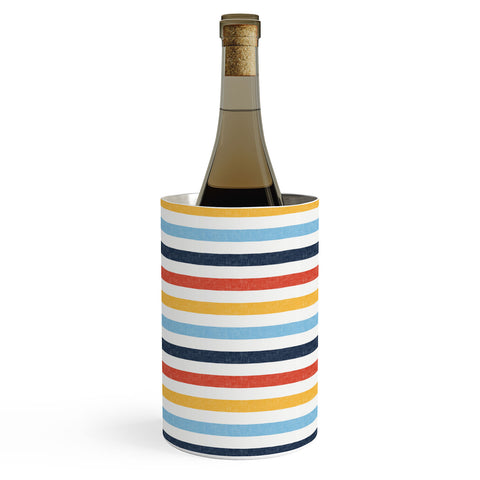 Little Arrow Design Co multi stripes Wine Chiller