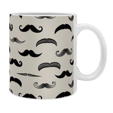 Little Arrow Design Co mustache madness Coffee Mug