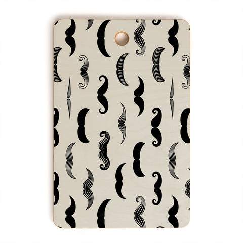 Little Arrow Design Co mustache madness Cutting Board Rectangle