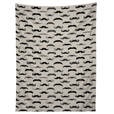 Little Arrow Design Co mustache madness Tapestry