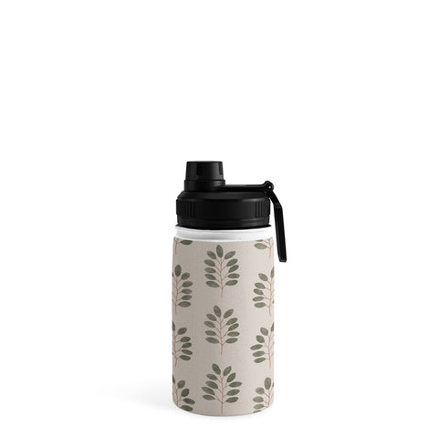 Little Arrow Design Co noble branches pewter and olive Water Bottle