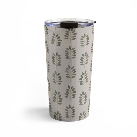 Little Arrow Design Co noble branches pewter and olive Travel Mug