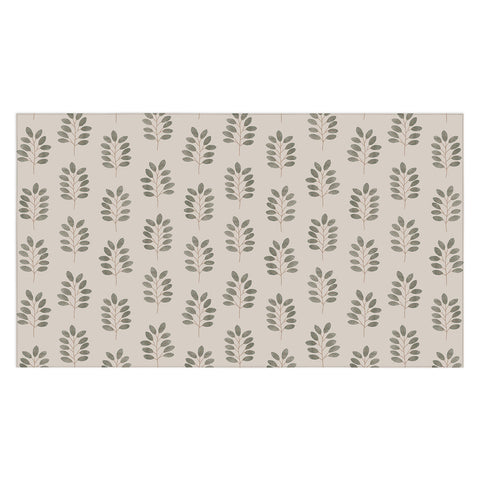 Little Arrow Design Co noble branches pewter and olive Tablecloth