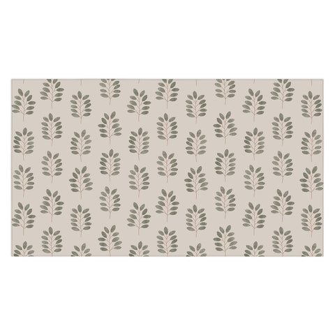 Little Arrow Design Co noble branches pewter and olive Tablecloth