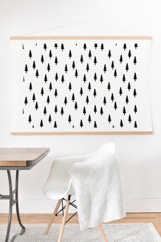 Little Arrow Design Co noble woods Art Print And Hanger