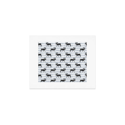 Little Arrow Design Co Nordic Reindeer Art Print