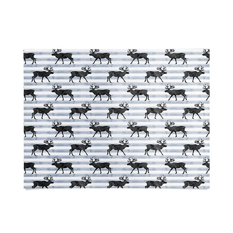 Little Arrow Design Co Nordic Reindeer Poster