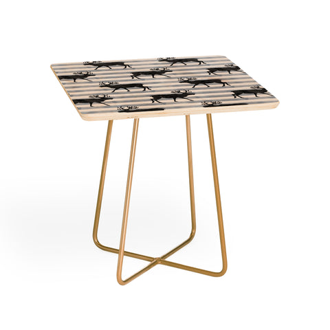 Little Arrow Design Co Nordic Reindeer Side Table