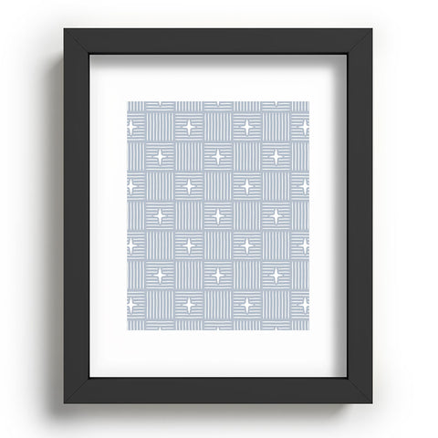 Little Arrow Design Co Nordic Winter Blue Recessed Framing Rectangle