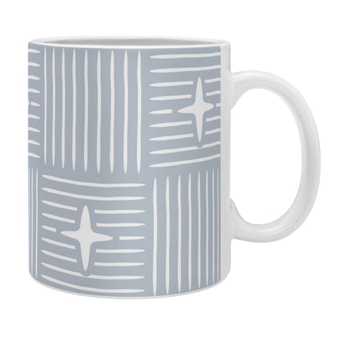 Little Arrow Design Co Nordic Winter Blue Coffee Mug