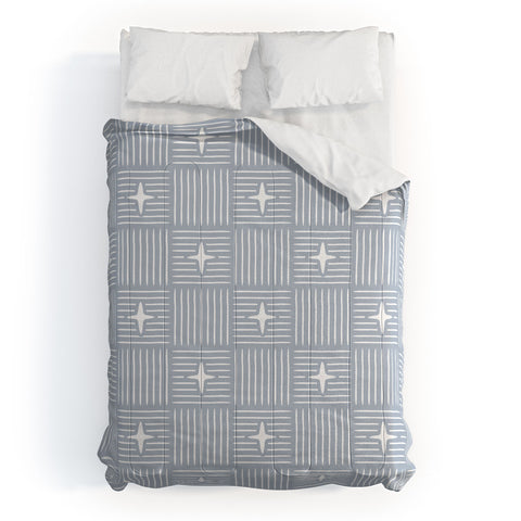 Little Arrow Design Co Nordic Winter Blue Comforter