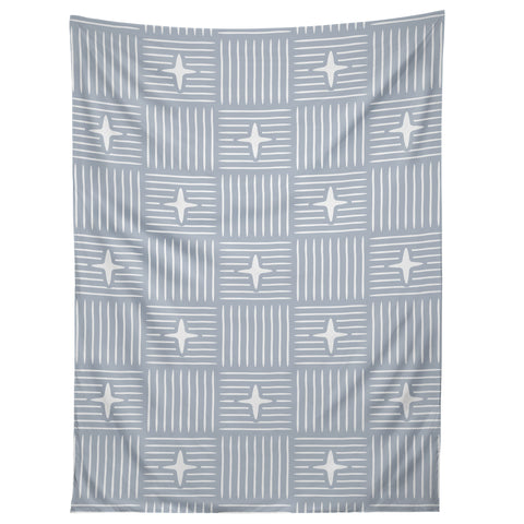 Little Arrow Design Co Nordic Winter Blue Tapestry