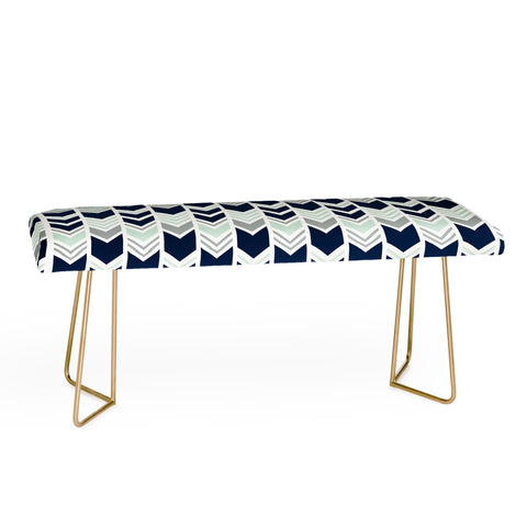 Little Arrow Design Co northern lights chevron Bench