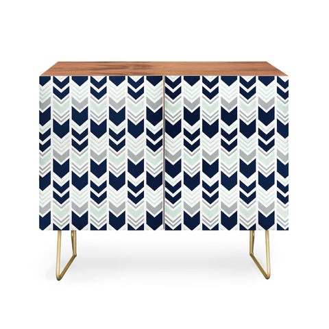 Little Arrow Design Co northern lights chevron Credenza