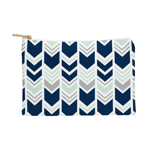 Little Arrow Design Co northern lights chevron Pouch