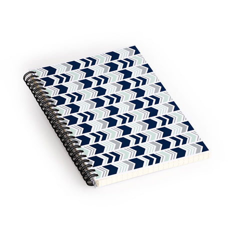 Little Arrow Design Co northern lights chevron Spiral Notebook