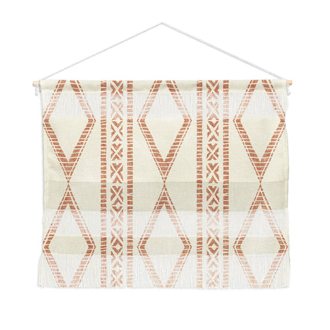 Little Arrow Design Co oceania diamond stripes ginger Wall Hanging Landscape