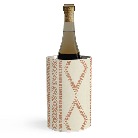Little Arrow Design Co oceania diamond stripes ginger Wine Chiller